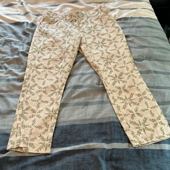 Cartonnier Charlie Trouser capris Size 4 botanical pattern - Picture 6 of 13